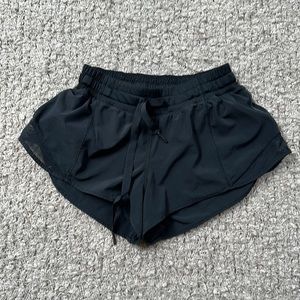 Lululemon Black Hottie Hot Shorts